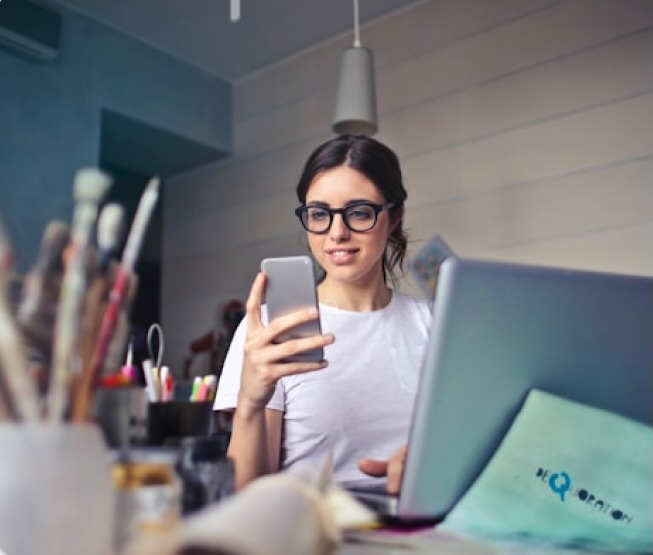 A donor donating online